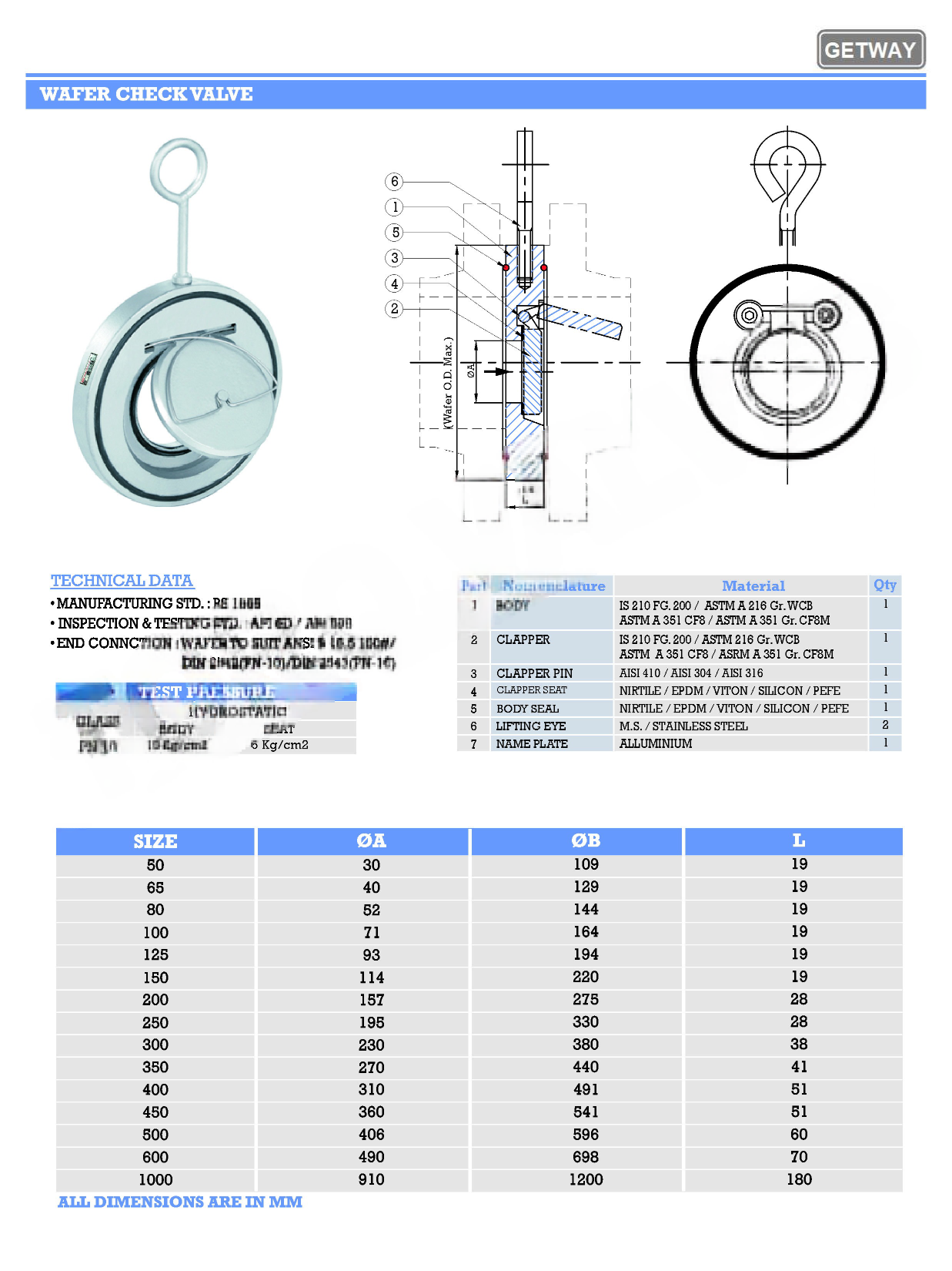 wafer-check-valve